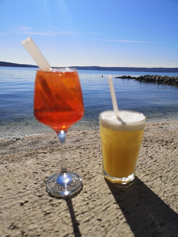 Nápoje v ubytovaní Orangerie