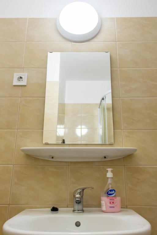 Kúpeľňa v ubytovaní Wesselényi Strand apartmanok