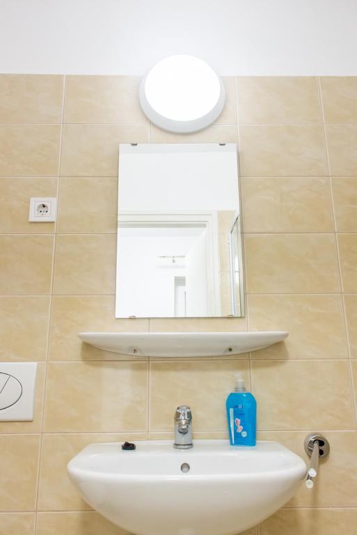 Kúpeľňa v ubytovaní Wesselényi Strand apartmanok
