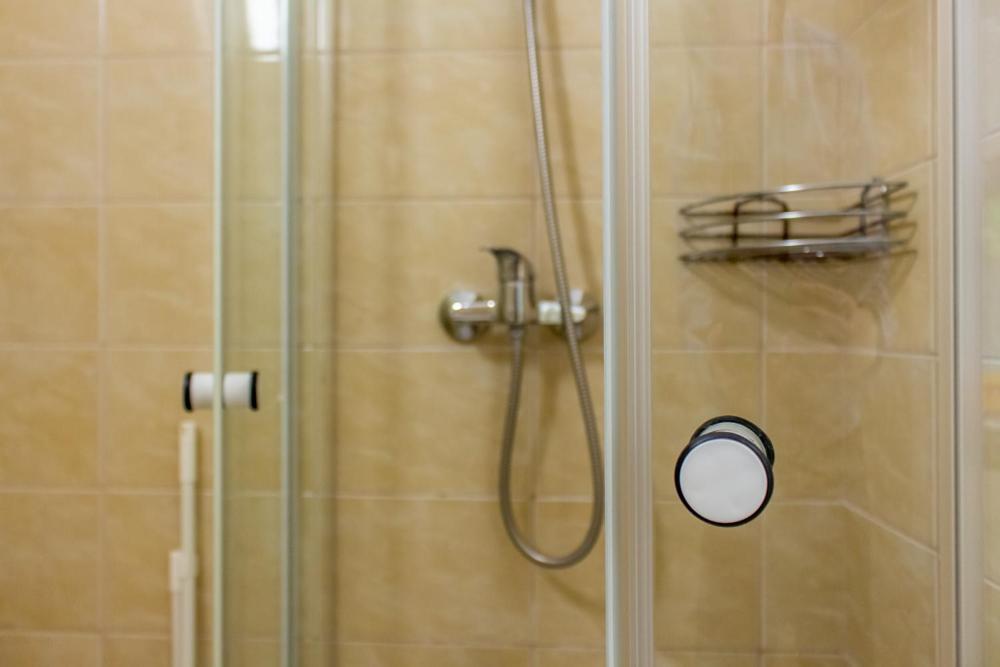 Kúpeľňa v ubytovaní Wesselényi Strand apartmanok