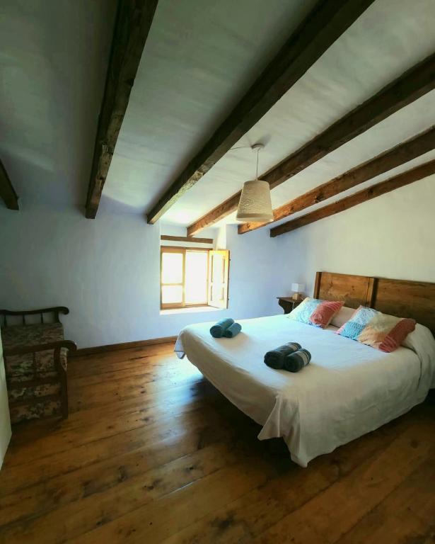 Postel nebo postele na pokoji v ubytování Casa los chaparrales