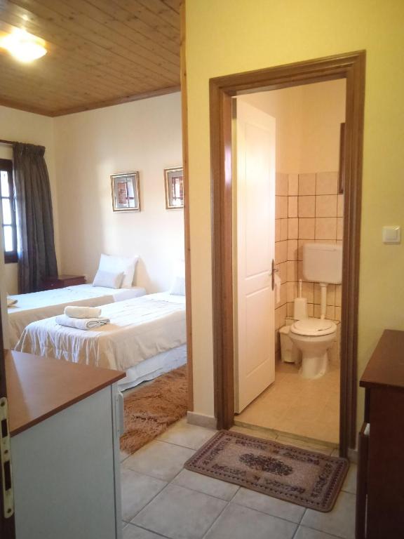 Koupelna v ubytování Thiamis Guesthouse