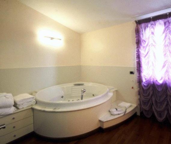 Koupelna v ubytování Sangallo Hotel