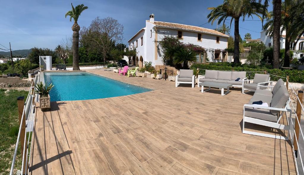 Bazén v ubytování Villa Mareta nebo v jeho okolí