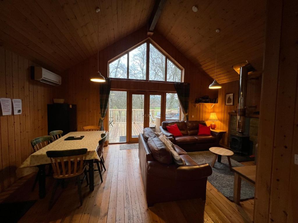 Posezení v ubytování Fern Lodge