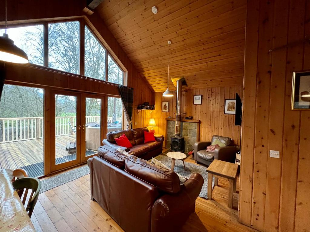 Posezení v ubytování Fern Lodge