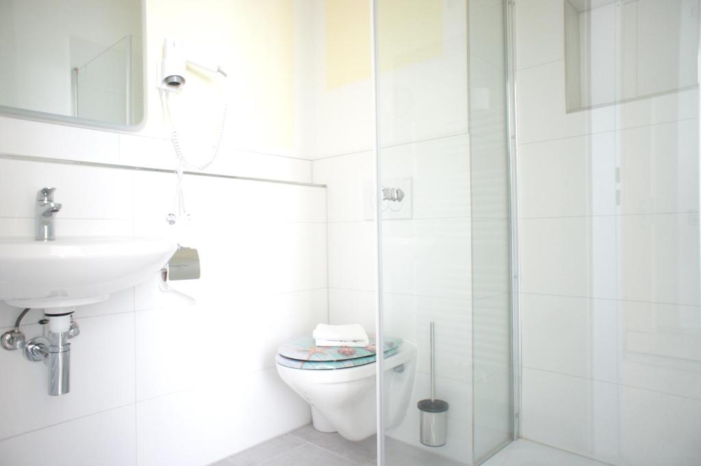 Koupelna v ubytování Hotel Böke Rheinfelden