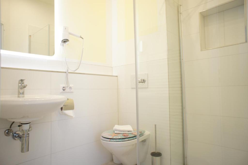 Koupelna v ubytování Hotel Böke Rheinfelden