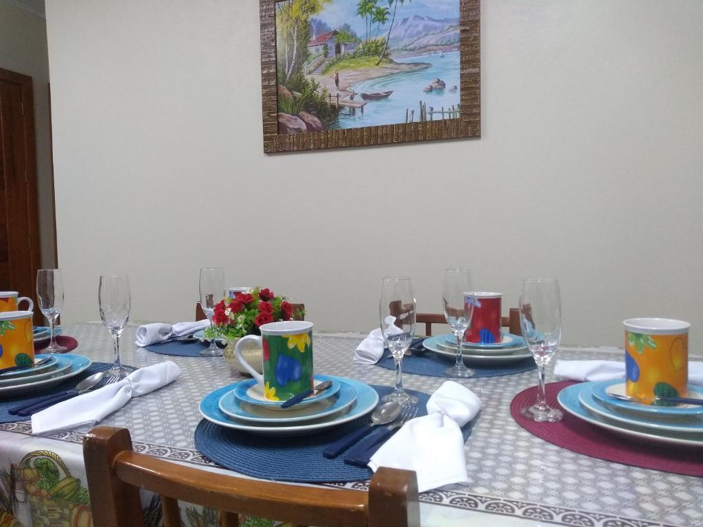 Nápoje v ubytování Casa e Flat Conforto Gramado