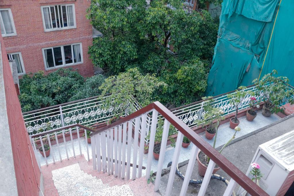 Balkón nebo terasa v ubytování Hotel ThorongLa Thamel