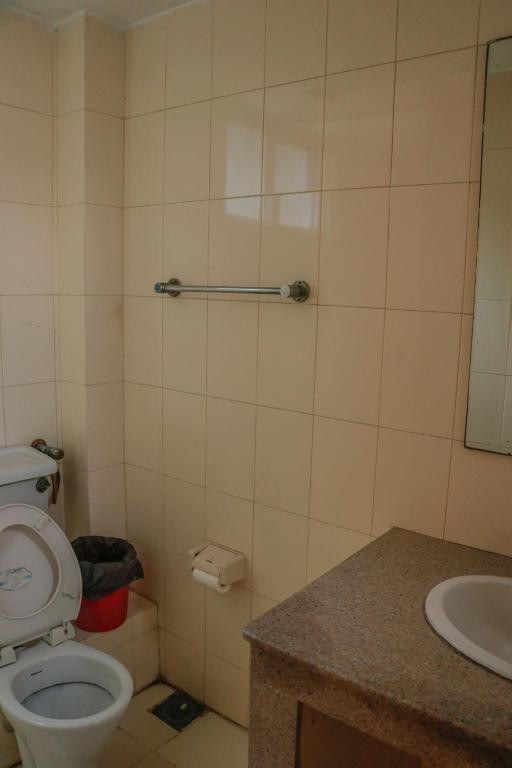 Koupelna v ubytování Hotel ThorongLa Thamel
