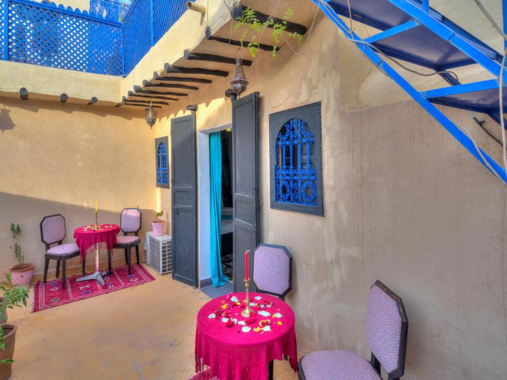 Posezení v ubytování Riad Lazorde De Marrakech