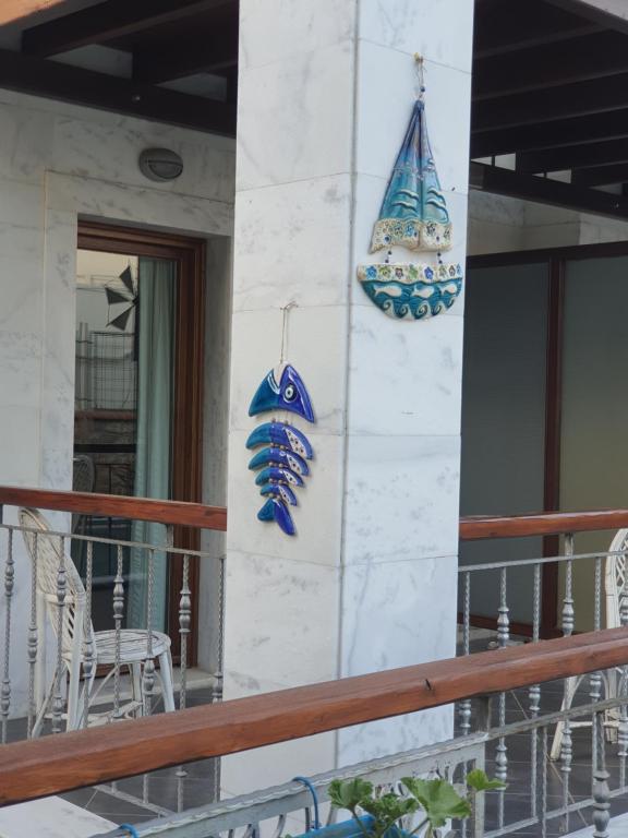 Balkón nebo terasa v ubytování Stone House Hotel