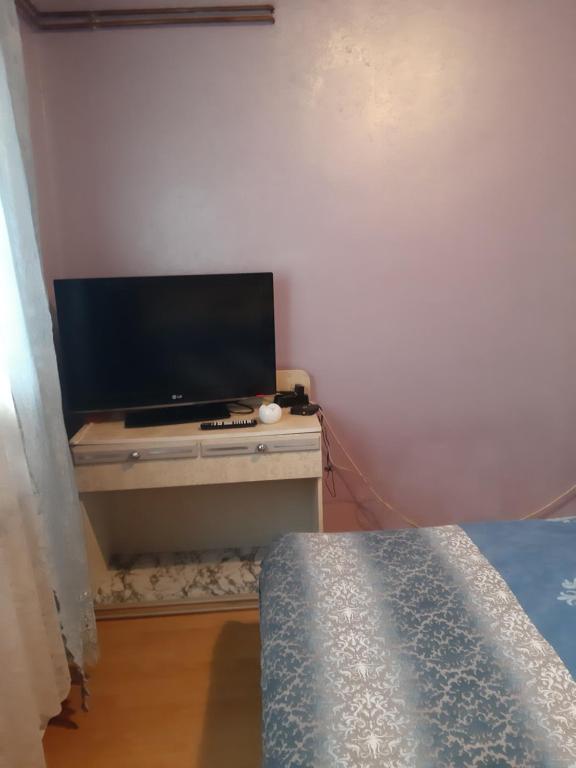 TV a/nebo společenská místnost v ubytování Vila Mir