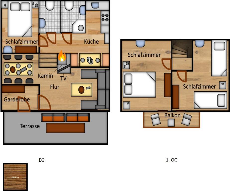 Ferienhaus bei Simone mit Sauna - Casa Natalizia
