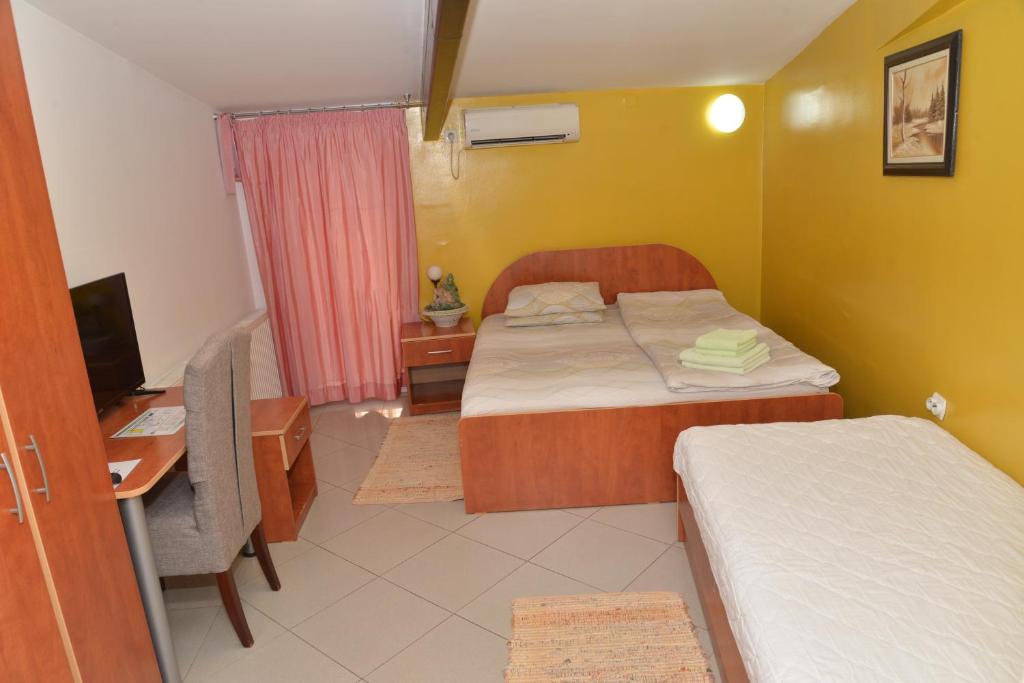 Postel nebo postele na pokoji v ubytování Apartments Imper - IMD