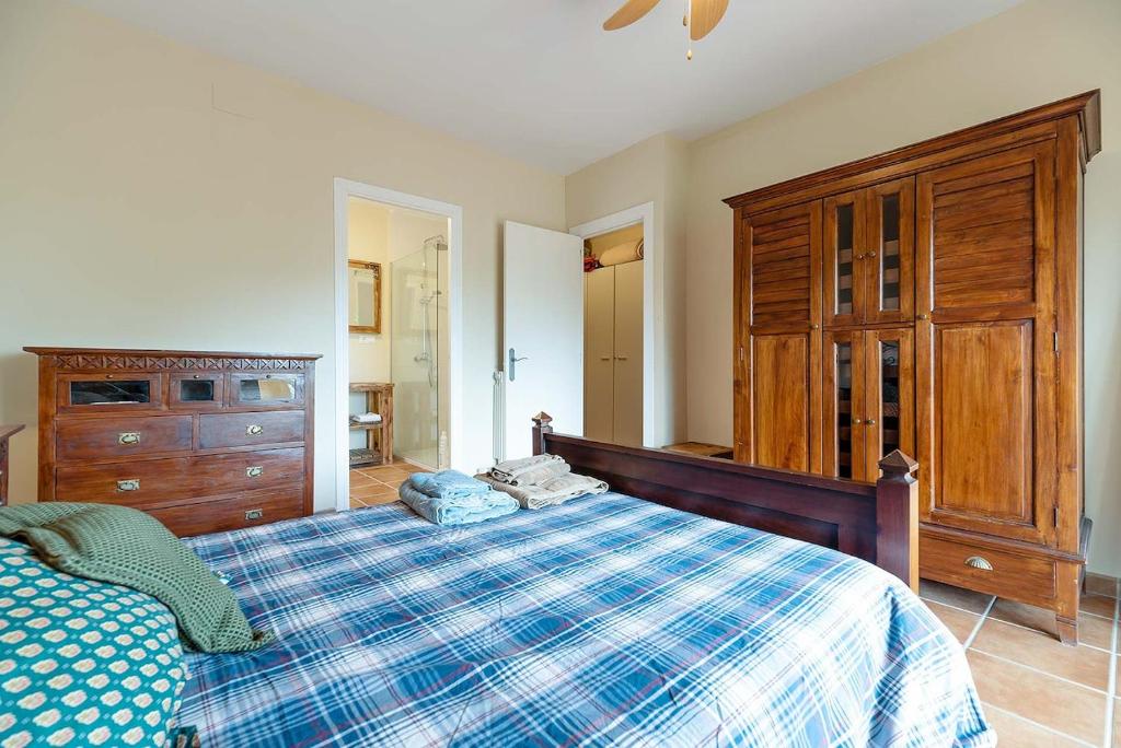 Posteľ alebo postele v izbe v ubytovaní Casa Xixella a 15 min de Sitges