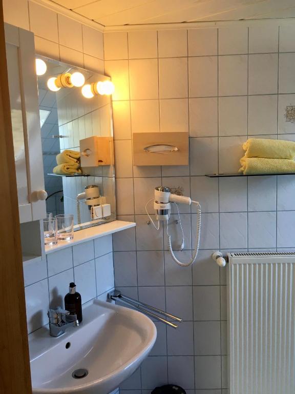 Kúpeľňa v ubytovaní Bio-Bauernhof Anawander