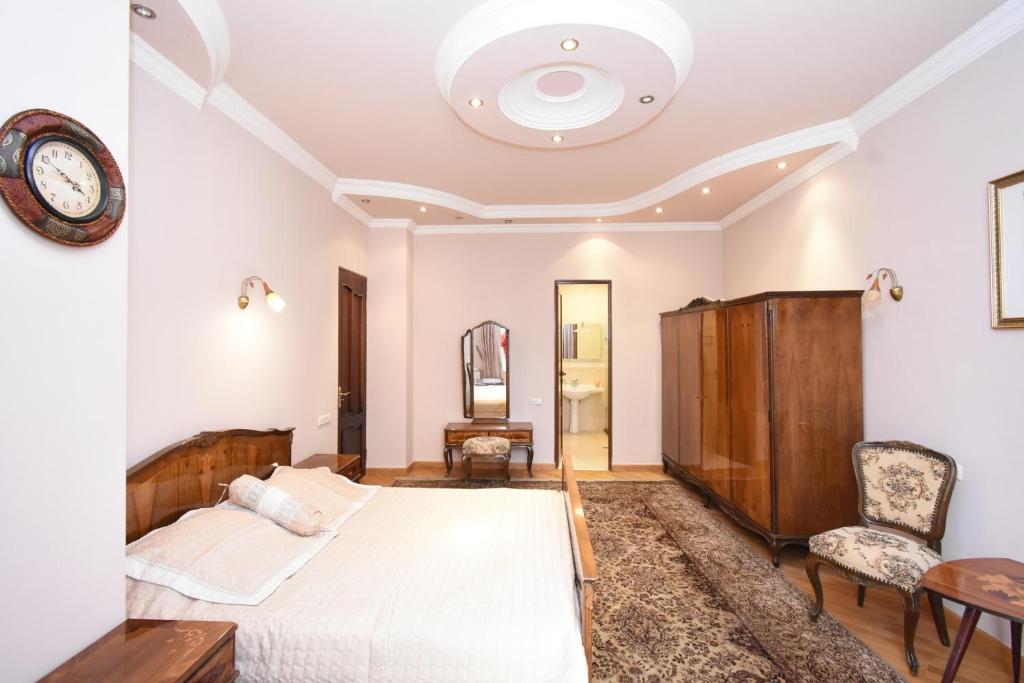 Postel nebo postele na pokoji v ubytování Guest house YEREVAN