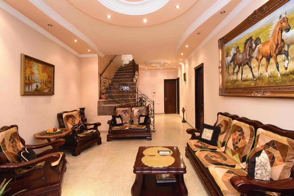 Posezení v ubytování Guest house YEREVAN