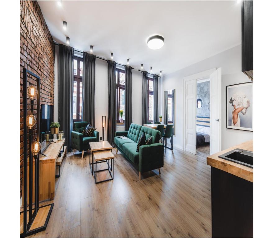 Posedenie v ubytovaní Modern Apartments Toruń 3 Stare Miasto-Centrum