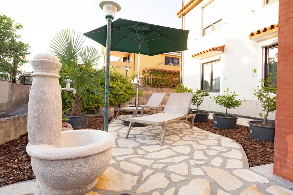 Patio nebo venkovní prostory v ubytování Adriatic Bay Apartments