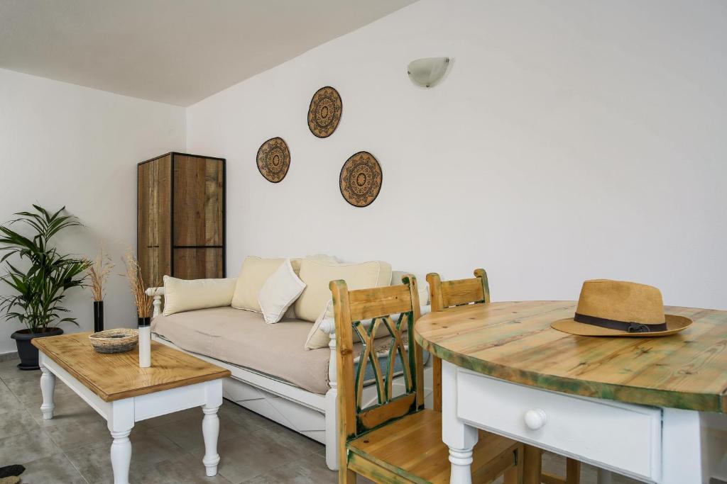Posezení v ubytování Exi Sea Side Suites