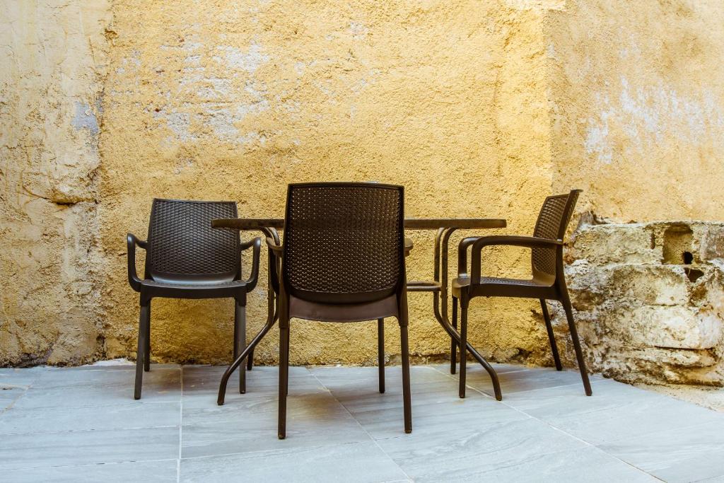 Posezení v ubytování Deluxe Suites