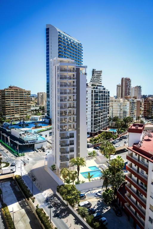 Nespecifikovaný výhled na destinaci Calpe nebo výhled na město při pohledu z apartmánu