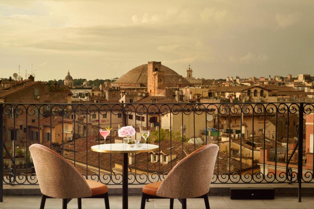 Balkón nebo terasa v ubytování Hotel L'Orologio Roma - WTB Hotels