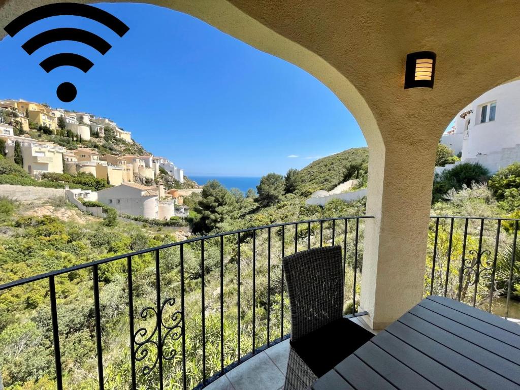 Un balcón o terraza de Villa Palmeras