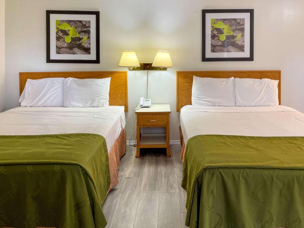 Postel nebo postele na pokoji v ubytování Rodeway Inn & Suites Omak - Okanogan