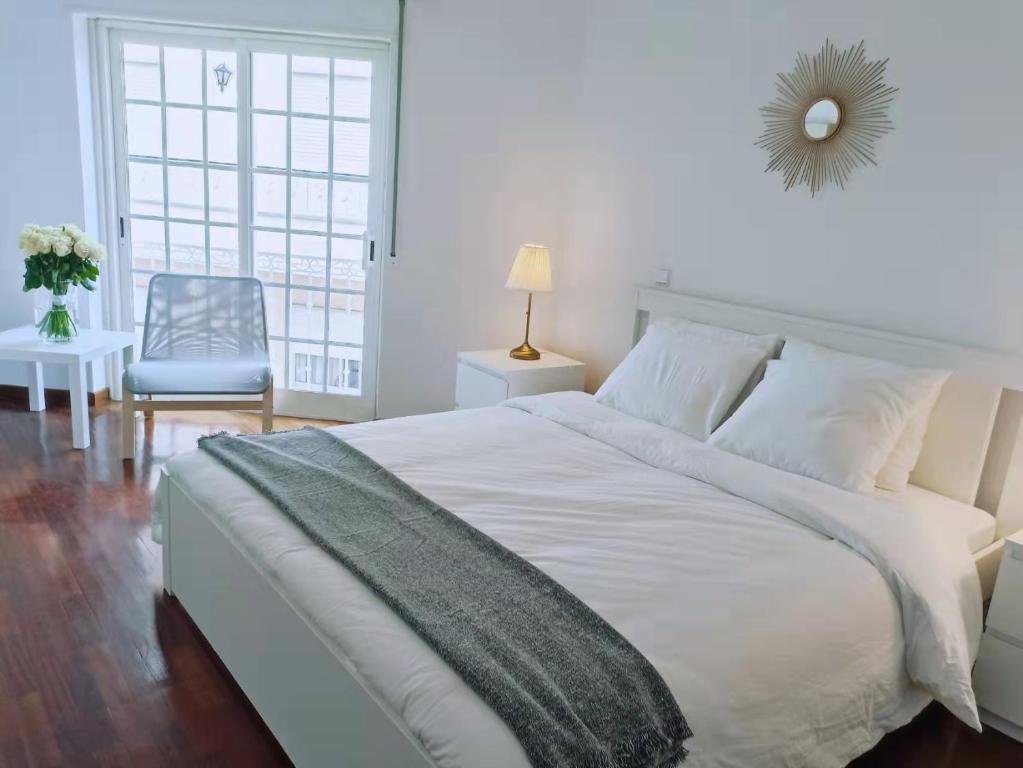 Postel nebo postele na pokoji v ubytování Alvide Guest House