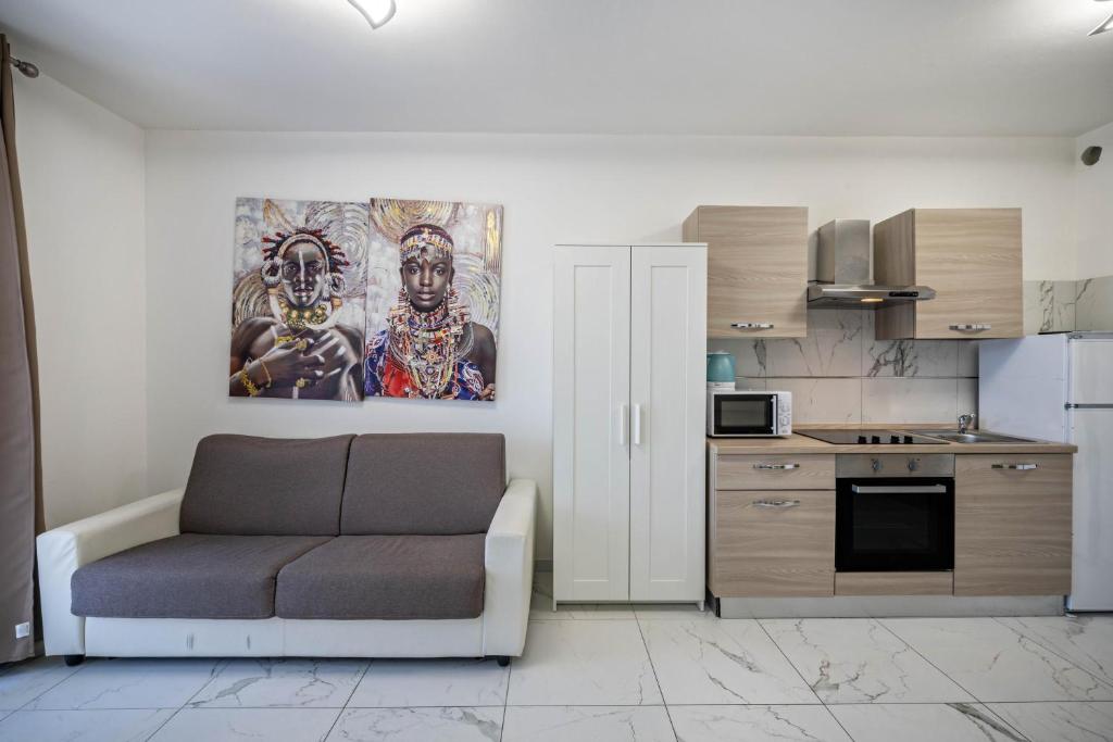 Kuchnia lub aneks kuchenny w obiekcie Planet Suite 303