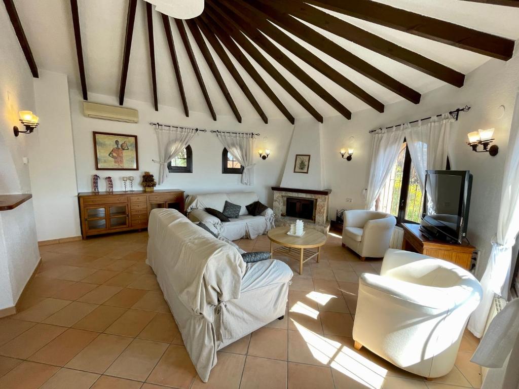 A seating area at Villa María - Salco la Cumbre