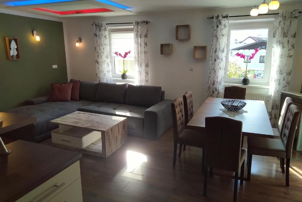 Posezení v ubytování Haus am Soleweg