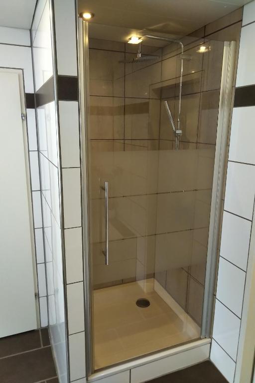 Koupelna v ubytování Haus am Soleweg