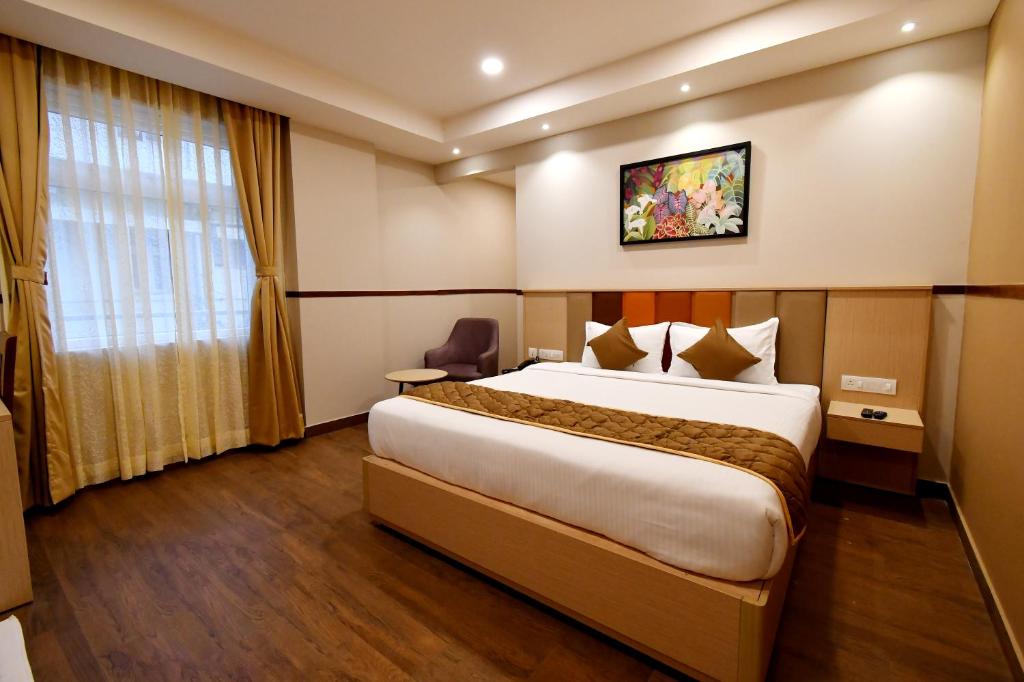 Postel nebo postele na pokoji v ubytování Soho Boutique Hotel