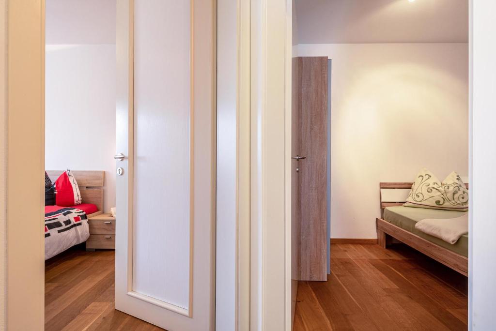 Posteľ alebo postele v izbe v ubytovaní Apartement Santner