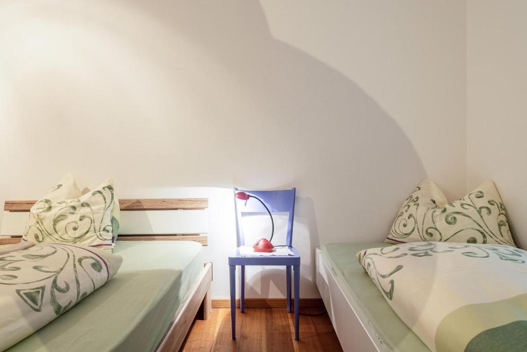 Posteľ alebo postele v izbe v ubytovaní Apartement Santner