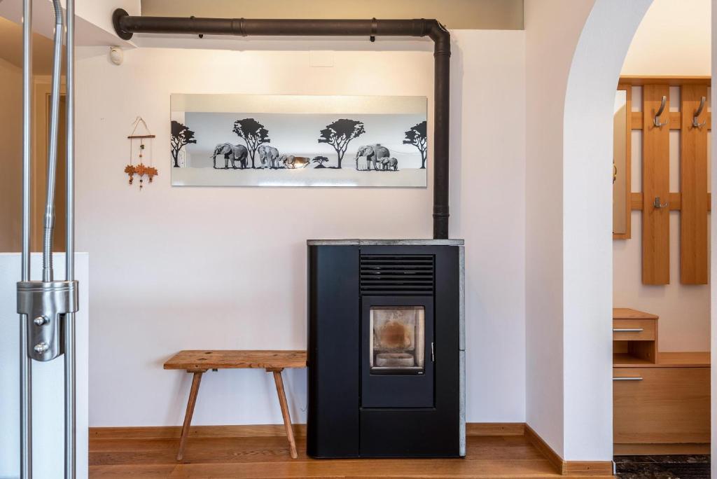 Kuchyňa alebo kuchynka v ubytovaní Apartement Santner