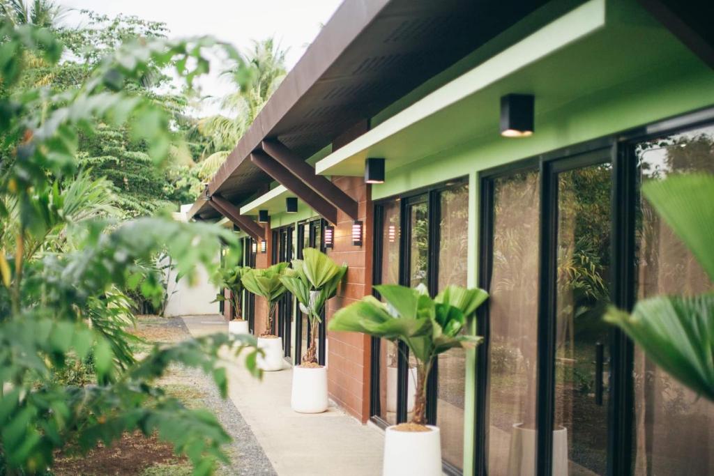 a building with plants in front of it at Summer Days in Puerto Princesa City