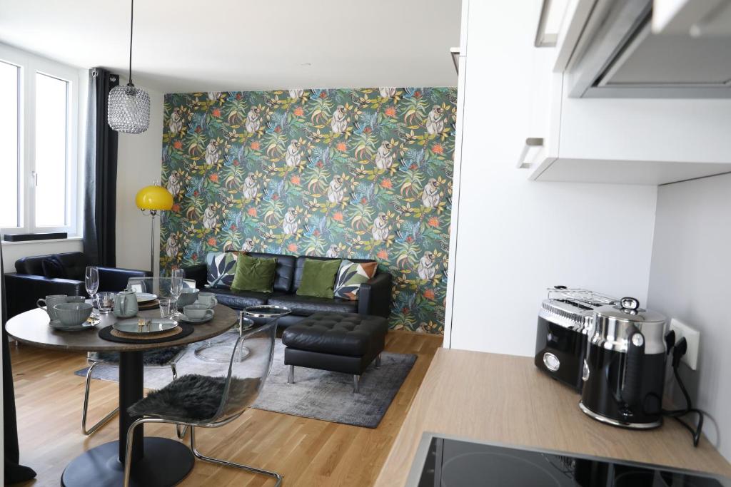 Posedenie v ubytovaní City-Apartment Die kleine Mü