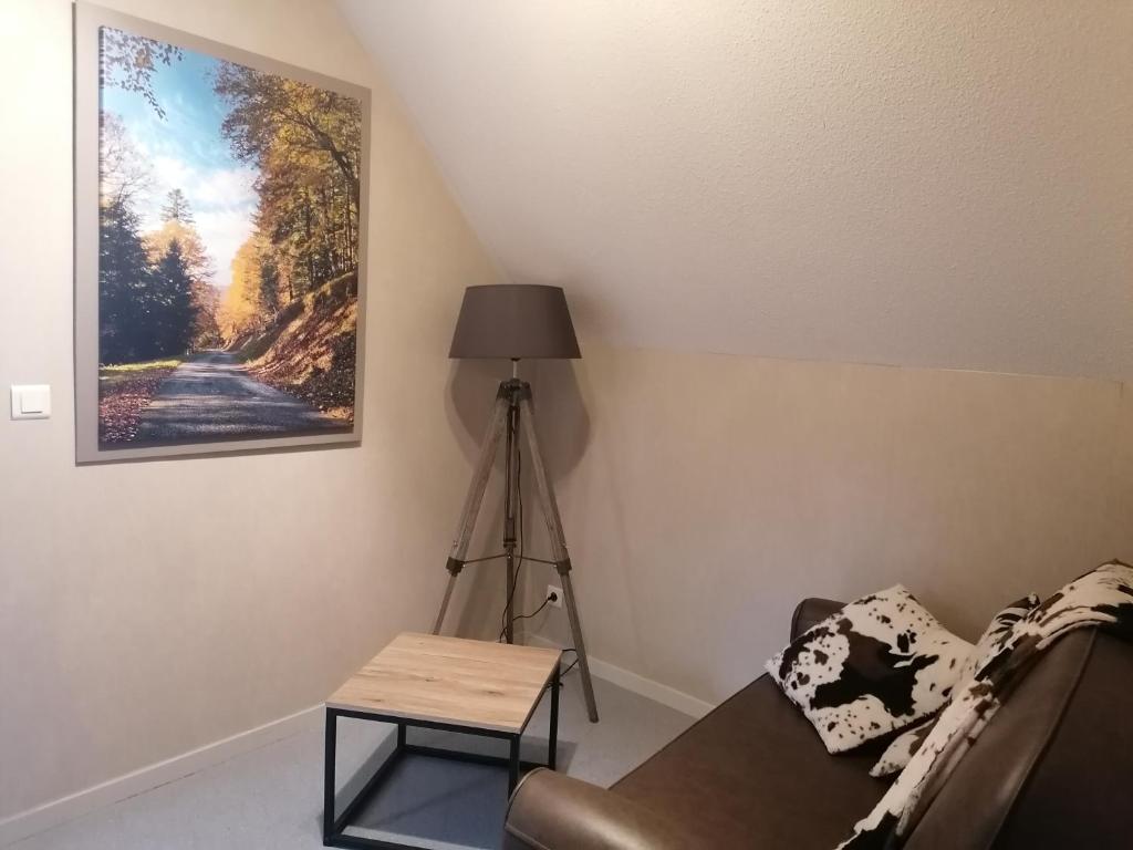 Posezení v ubytování Auberge Chez Gabrielle - Vallée de Lesponne