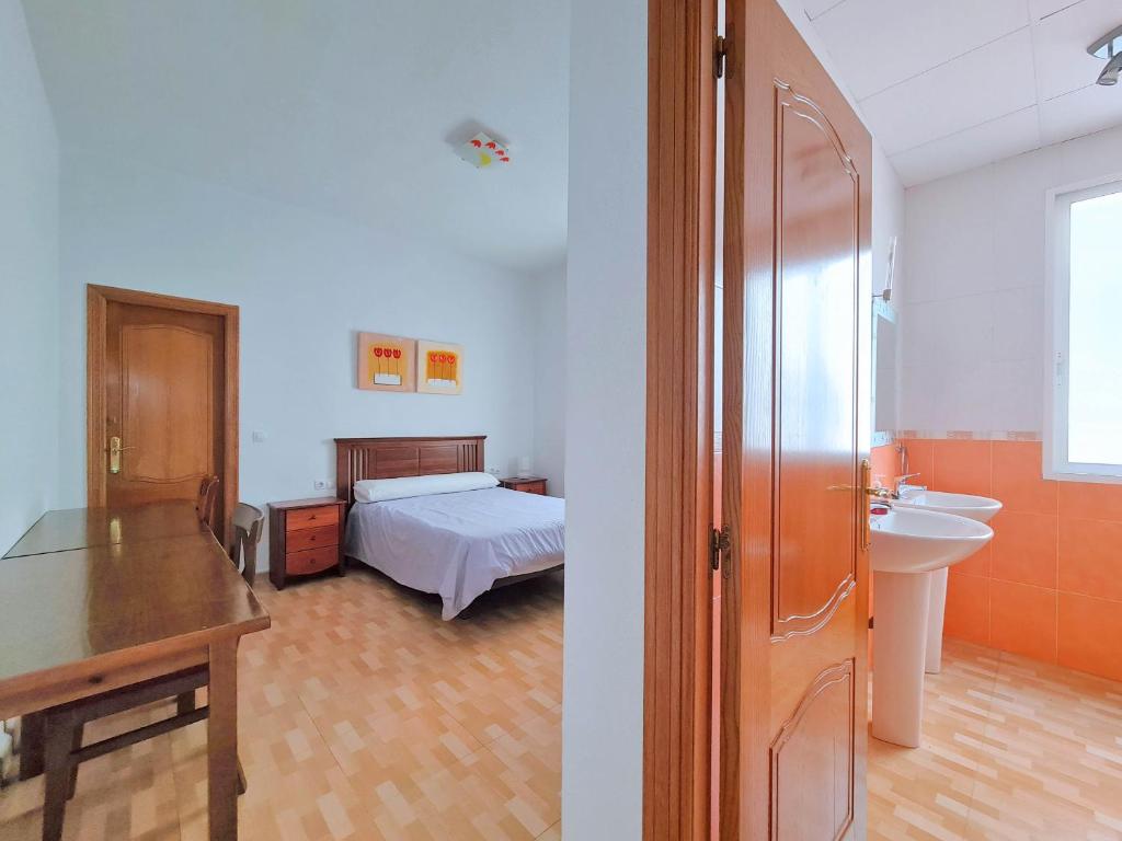 Postel nebo postele na pokoji v ubytování Apartamento grande en Centro de Cartagena Real - Arena