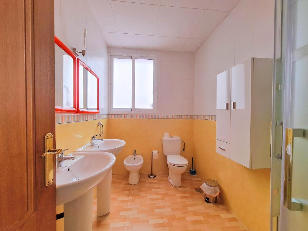 Koupelna v ubytování Apartamento grande en Centro de Cartagena Real - Arena
