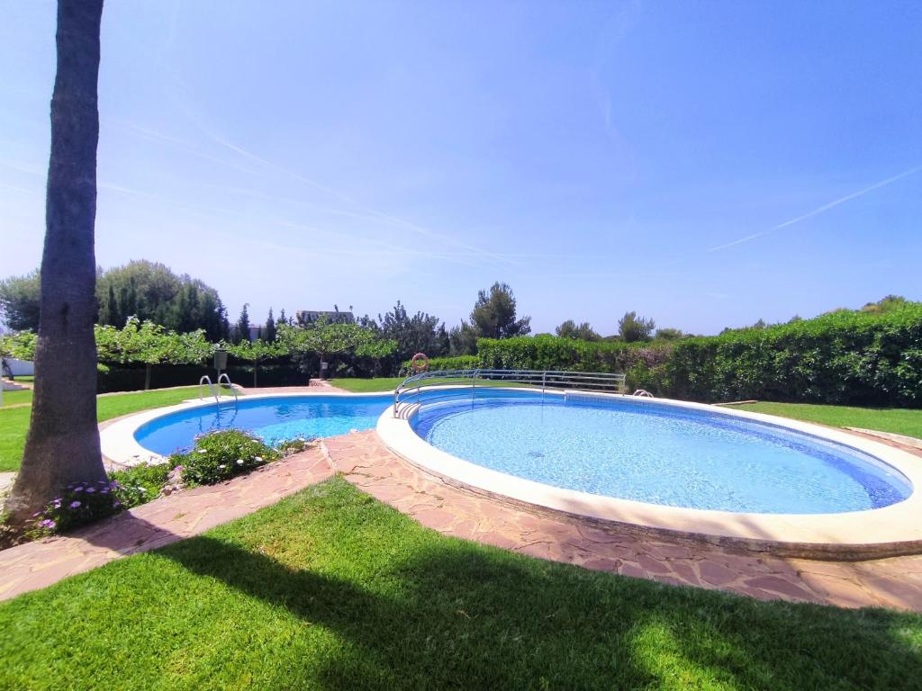 Bazén v ubytování Terraza con vistas espectaculares - Haciendas ALBERT VILLAS Alcossebre nebo v jeho okolí