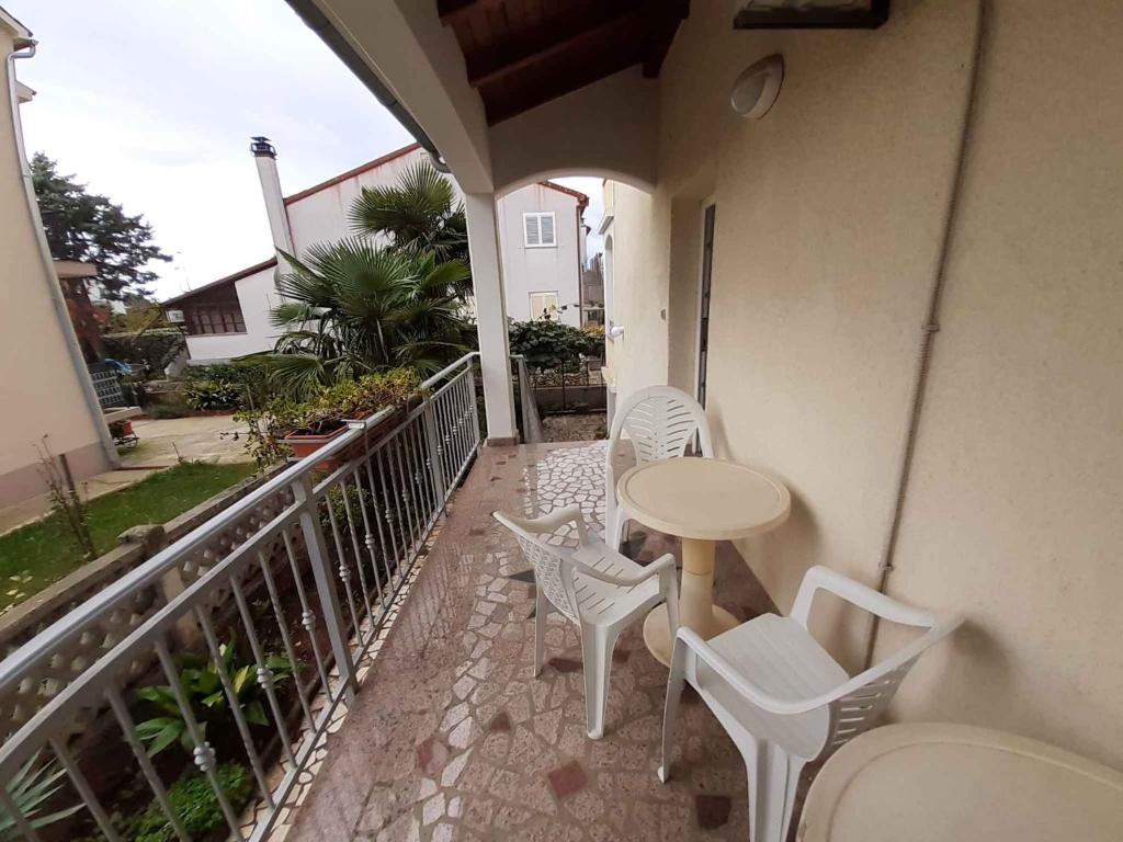 Balkón nebo terasa v ubytování Apartments in Porec/Istrien 40404