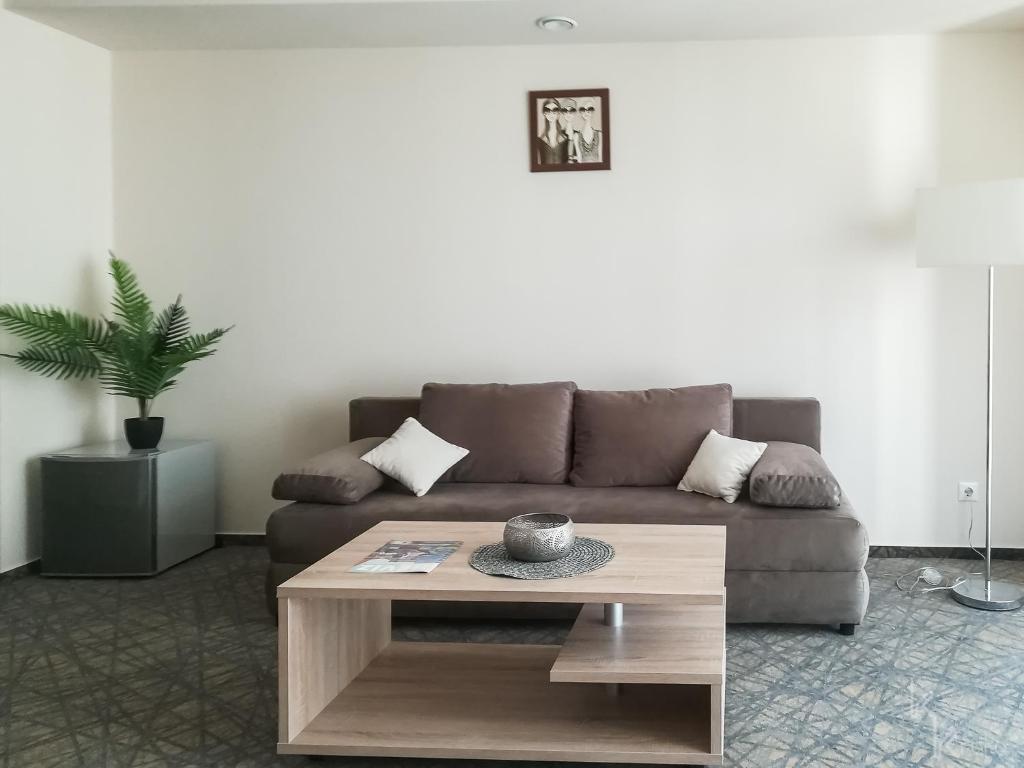 Posezení v ubytování Easy Suites Hévíz