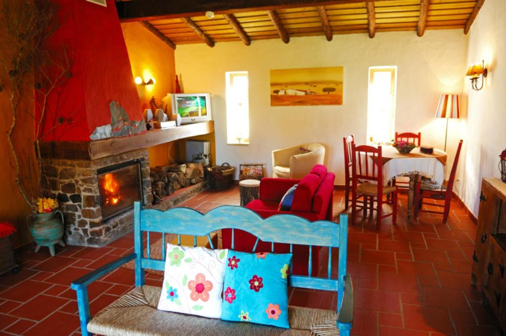 Posezení v ubytování Casa Da Seiceira